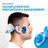 Cauliflower Ear Remedy, Superior Alternative to Magnets for Ear Therapy, Ear Splintz Ear Stabilization Kit with Head Wrap