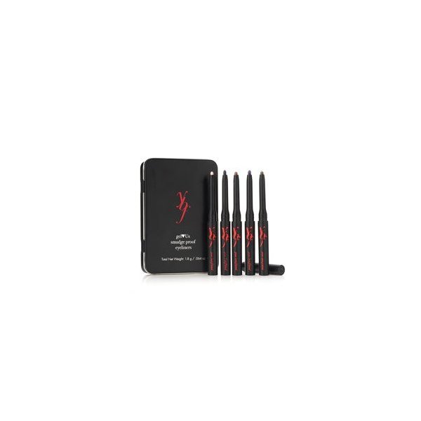 Ybf 5 Piece Gel-ous Smudge Proof Eyeliners Collection (black)