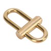 Mrisata Brass Lock Keychain Brass Lock Clip Key Holder Lock Clip Buckle Keychain Brass Lock Clip Keychain Brass Lock Keychain Smal Oval Slide Locking Snap Lock Clip Buckle Carabiner Key