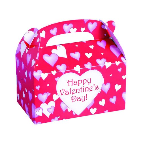 Fun Express Valentine's Day Treat Box for Valentine's Day (1 dozen) Party Supplies, Party Favor Boxes