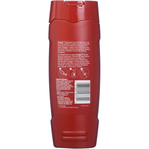 Old Spice Body Wash Red Zone, Swagger, 16-Ounce Bottle, 6 Count (Pack of 6)