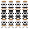 Ysanciuu 72 Pieces Novelty Fake Mustaches,Self Adhesive Costume Accessories Halloween Fake Whisker Masquerade Party Supplies for Birthday and Performance