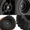 GDOOL 4 Packs RC Cars Tires Wheels Spare Parts 90115 for 1:12 Bruhless Brushed 903 HM121 YC300 RC Car Trucks(4 PCS)