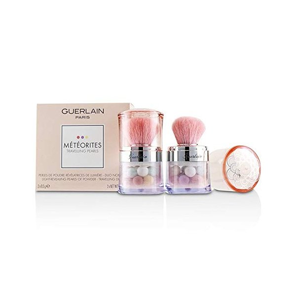 METEORITES GUERLAIN DUO OF ILLUMINATING PEARLS OF POWDER&BLUSH 2X.3 OZ