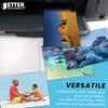 Premium Glossy Photo Paper, 5 x 7 inch, 100 Sheets, 200gsm, by Better Office Products, 5 x 7, 100-Count Pack