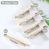 20 Pieces Elegant Hair Barrettes Bridal Golden Metal Hair Clip Artificial Pearl Hair Pins and Bridal Bobby Pins with Pearls Gold Clips for Women Decorative for Wedding Hair Accessories Birthday Gift