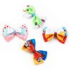4 Inch Little Girls Hair Bow Clips 4Pcs Cartoon Toy Dress Up Hair Accessories Birthday Party Decorations Gift