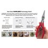 VAMPLIERS 7.5" Screw Extractor Long Nose Pliers with Wire Cutter. High Carbon Steel Needle Nose Pliers. Made in Japan. Stripped Screw Removal Tool for Removing Damaged Fasteners in Confined Spaces.
