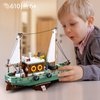 City Fishing Boat Block Set, Suitable for Lovers of Ocean Exploration and Sea Fishing as an Ornament - Marine Toys Designed for Children and Adults Aged 6+ (610 PCS Compatible with Lego.…