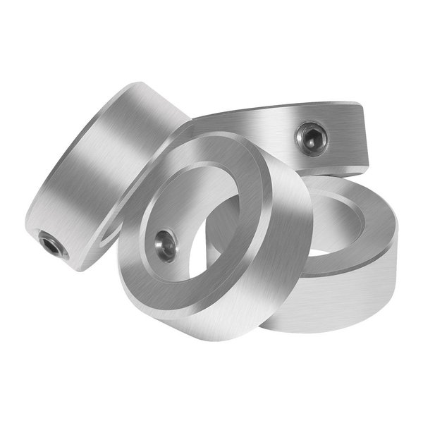 AZSSMUK 5/8" Bore Solid Steel Style Zinc Plated Set Screw Shaft Collars for Lawn Tractor,Garage Doors