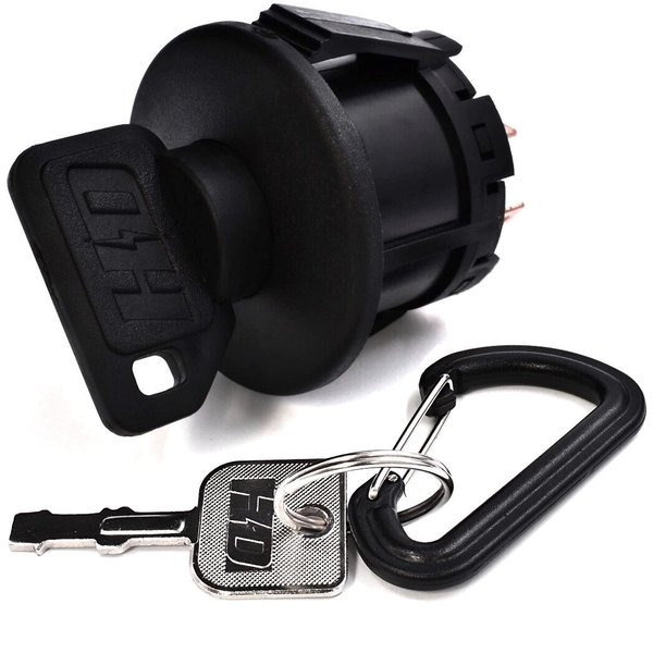 HD Switch Starter Ignition Key Switch Rebuild OEM Upgrade for Cub Cadet XT1-LT42 LT46 LT50 LT54 GT50 GT54 ST54, XT2-LX42 LX46 LX50 LX54 GX54, XT3-GS GSE GSX Lawn Tractor Riding Mower w/2 Keys