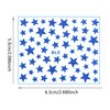 WOKOTO 10 Sheets Blue Red Stars Nail Art Stickers for Gel Nails 4th of July 3D Self-Adhesive Independence Day Nail Decals Stars Designs Nail Stickers for Acrylic Nails Art Design Stickers for Women