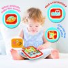 HISTOYE Baby Tablets Toys for 1 Year Old Boys Girls Gifts Toddler Toys Age 1-2 Educational Musical Toys Baby Toys 12-18 Month Toys for 1 2 3 Year Old ABC 123 Sounds Learning Toys
