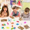 30PCS Hatching Dinosaur Eggs Valentines Day Cards for Kids School Classroom Novelty Dino Toys Valentine's Day Exchange Gifts for Toddler Boy Girl Class Valentine Party Favors Treat Bulk