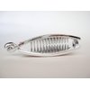 Generic Silver acrylic multi-color beads banana hair claw clip