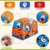 Rapsrk 9PCS Soft Car Toys for 1 Year Old Boy, Baby Boy Toys 6 to 12 Months 12-18 Months, Kid Toy Cars for 1 Year Old Boys Infant with 1 Mat/Storage Bag, 1st Birthday Gifts for Toddler Toys Age 1-2