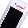 Lash Extension D Curl 15-20mm Mixed Tray Silk Classic Lash Extensions Supplies Individual Eyelash Extensions (0.20-D)