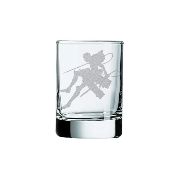 Attack on Titan Silhouette Shot Glass/Votive Holder