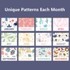 Desk Calendar 2024, Monthly Desktop Calendar, Standing Flip Calendar with Thick Paper(Jan. 2024 - Jun. 2025, 10" x 8.25"), Academic Year Standing Desk Calendar with Planner Stickers