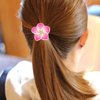 10pcs Elastic Hair Band for Girls Flower Elastic Hair Ties Elastic Hair Bands Widen Elastic Hair Ties Hair Accessories for Girls Small Hair Ties Elastic Hair Band for Ponytail