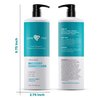 Love This – All Natural Shampoo and Conditioner Set Sulfate Free with Shea Butter, Keratin, Argan, Biotin and Zinc for Hair Growth and Thinning in Peppermint Scent | 32 Ounce (Oz)