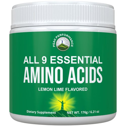 All 9 Essential Amino Acids Powder with 26 Clinical Studies. EAAs 32X Effective vs BCAA / BCAAS Branched Chain Aminos. Pre or Post Workout EAA Supplement for Energy and Muscle Growth. Lemon Lime