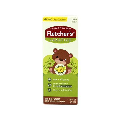 Fletcher's Laxative For Kids Liquid Herbal Supplement, Classic Root Beer Taste - Buy Packs and SAVE (Pack of 6)