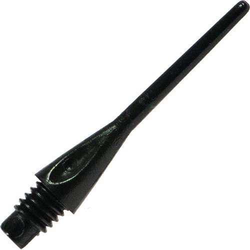 Viper Dart Accessory: Diamond 2BA Thread Soft Tip Dart Points, Black, 1000 Pack