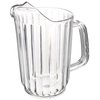 Winco Polycarbonate Clear Water Pitcher, 32 Ounce - 1 each.