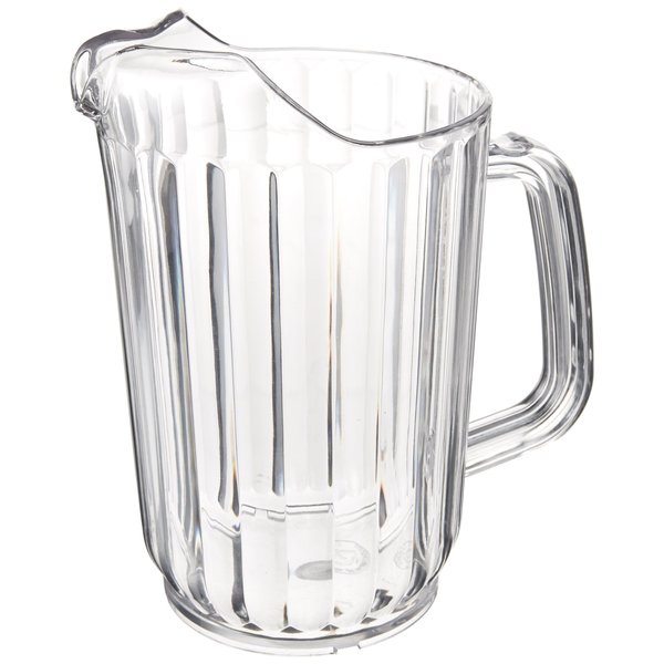 Winco Polycarbonate Clear Water Pitcher, 32 Ounce - 1 each.
