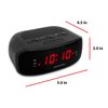 Magnasonic Digital AM/FM Clock Radio with Battery Backup, Dual Alarm, Sleep & Snooze Functions, Display Dimming Option,White (EAAC201)