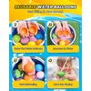 SOPPYCID 25PCS Reusable Water Balloons, Pool Toys for Kids Magnetic Water Bomb Balls Outdoor Water Balloon for Summer Party, Water Fight Game,Water Park, Water Games Outside