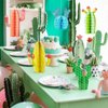 Easy Joy Cactus Centerpieces, Cactus Party Decorations Cactus Table Centerpieces Themed Deco for Baby Shower Birthday Table Summer Hawaii Party Supply