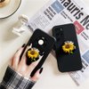 WUYULB Clear Crystal Glitter Expandible Collapsible Moblile Phone Grip Stand Holder for Smartphones and Tablets Cell Phone Accessory（Sunflower）