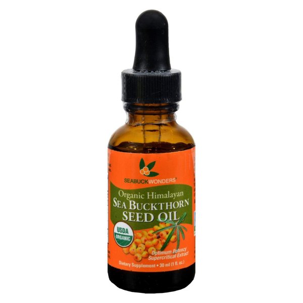 Seabuckwonders, Sea Buckthorn Seed Oil Organic, 1 Ounce