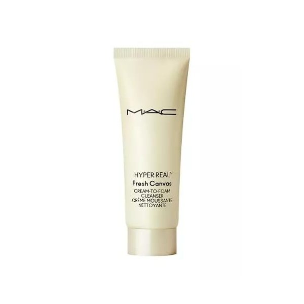 MAC Hyper Real Fresh Canvas Cream-To-Foam Cleanser, 1 Ounce
