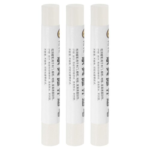 uxcell Furniture Repair Crayons, 3Pcs - Wood Wax Filler Stick, Furniture Markers Touch Up - for Scratches Holes Tables Desks Wooden Floors Cover Ups, Cream White