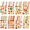 Fall Stickers, SEPGLITTER 40 Sheets Thanksgiving Stickers Maple Leaf Stickers Autumn Stickers for Kids Thanksgiving Party Supplies for Fall Thanksgiving Theme Party Classroom Decor Supplies