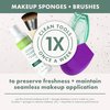 EcoTools Classic Foundation Makeup Brush, For Liquid & Cream Foundation, Streak-Free Makeup, Buildable Coverage, Eco-Friendly, Dense, Synthetic Bristles, Bamboo Handle, Vegan & Cruelty-Free 1 Count