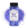 Holographic Chunky Glitter, 100g Dark Blue Cosmetic Craft Glitter for Epoxy Resin, Nail Sequins Iridescent Flakes, Body, Face, Hair, Nail, Glitter Slime Making
