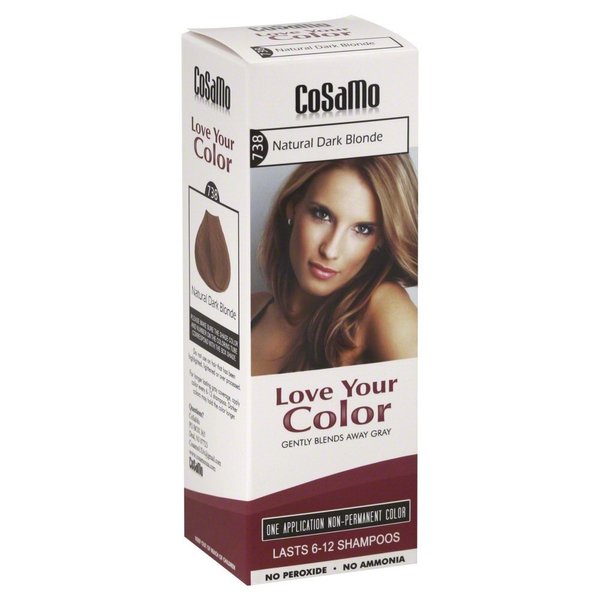 Love Your Color Cosamo Non Permanent Hair Color, Nat Dark Blonde