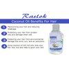 Raslok | 100% Pure Coconut Oil | For All Hair Textures & Skin Types | Ultra Skin Moisturizer & Promotes Healthy Hair Growth | | Free Of Parabens, Silicones, Sulfates