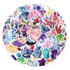 TIESOME 100Pcs Crystal Stickers, New Crystal Personalized Graffiti Stickers for Laptop Scrapbook Water Bottle Phone Notebooks Diary