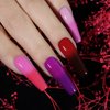 beautilux Color Changing Gel Nail Polish Set of 6 * 10ml Mood Temperature Change Gel Polish, Thermal Nail Gel Soak Off Long Lasting Gel Polish