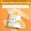 Turmeric Face Cream for Face - Natural Turmeric Moisturizer Cream for Soothing & Hydrating - Vitamin C Turmeric Anti Aging Face Cream Smoothes Fine Lines, Daily Moisturizer for Face and Body 50g