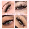 ABONNIE Easy fan lash extensions, Rapid Blooming Volume lash extensions, C Curl cashmere Fan lash extensions, 0.10 Thickness 8-15mm Mixed Length Self Fanning Volume Lashes extension (C-0.10,8-15mm)