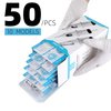Solong Tattoo Cartridge Needles (50PCS Mixed RL RM M1) 10 Sizes, Tatttoo Needles #12 0.35mm Standard Disposable Tattoo Cartridges with Membrane Assorted Size Round Liner/Round Magnum EN02D-50KIT-F