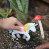 HABA Little Friends Unicorn Ruby Rainbow Chunky Plastic Toy Figure