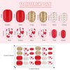 240 Pieces False Nails Kids Press on Short Artificial Fake Nails Cute Pre Glue Full Cover Acrylic Nail Tip Kit for Children Little Girls Nail Decoration, 10 Boxes (Pink Flower)