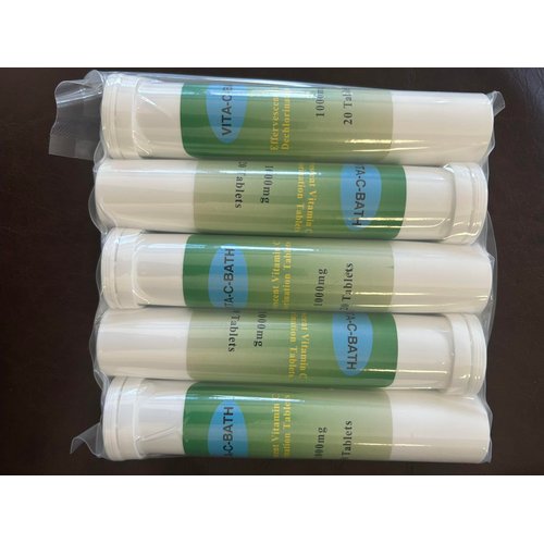 Vitabath Vita-c-bath Effervescent Vitamin C Dechlorination, 1000 mg, 100 Tablets